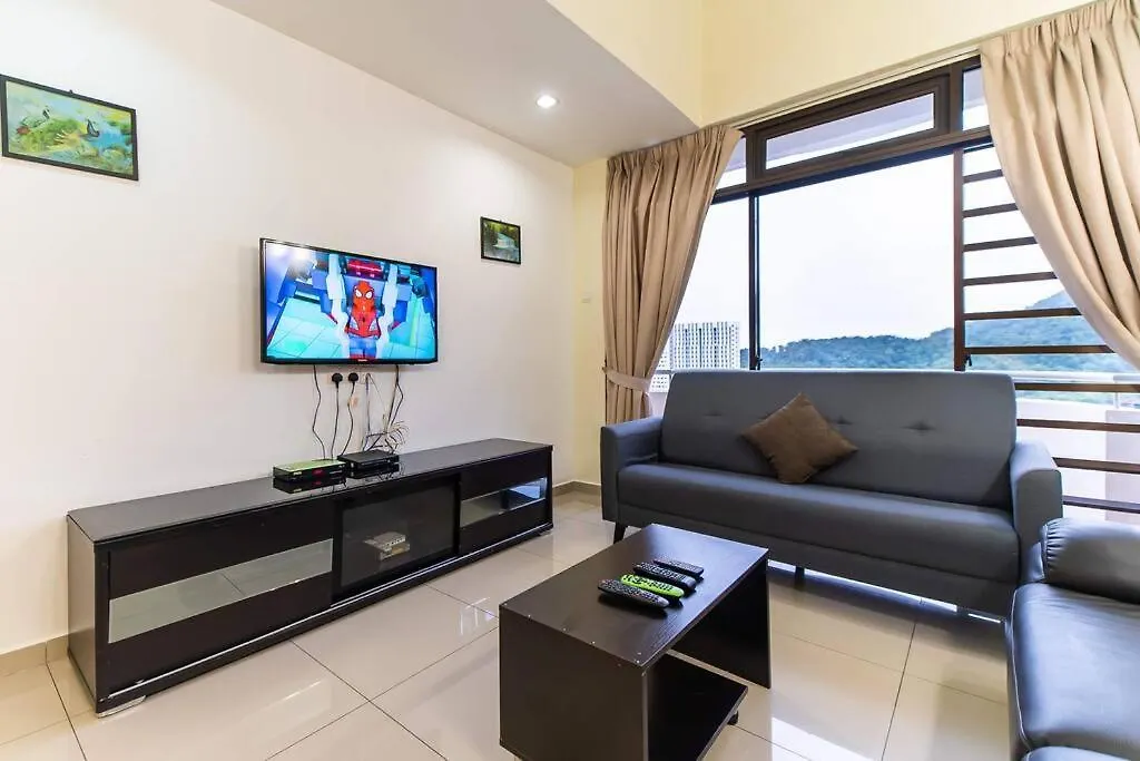 Sea View Penthouse Comfy Home At Batu Ferringhi 0*,